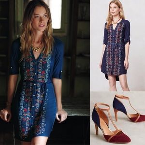 LAST CHANCE ✨ Anthropologie Plein Air Shirt Dress